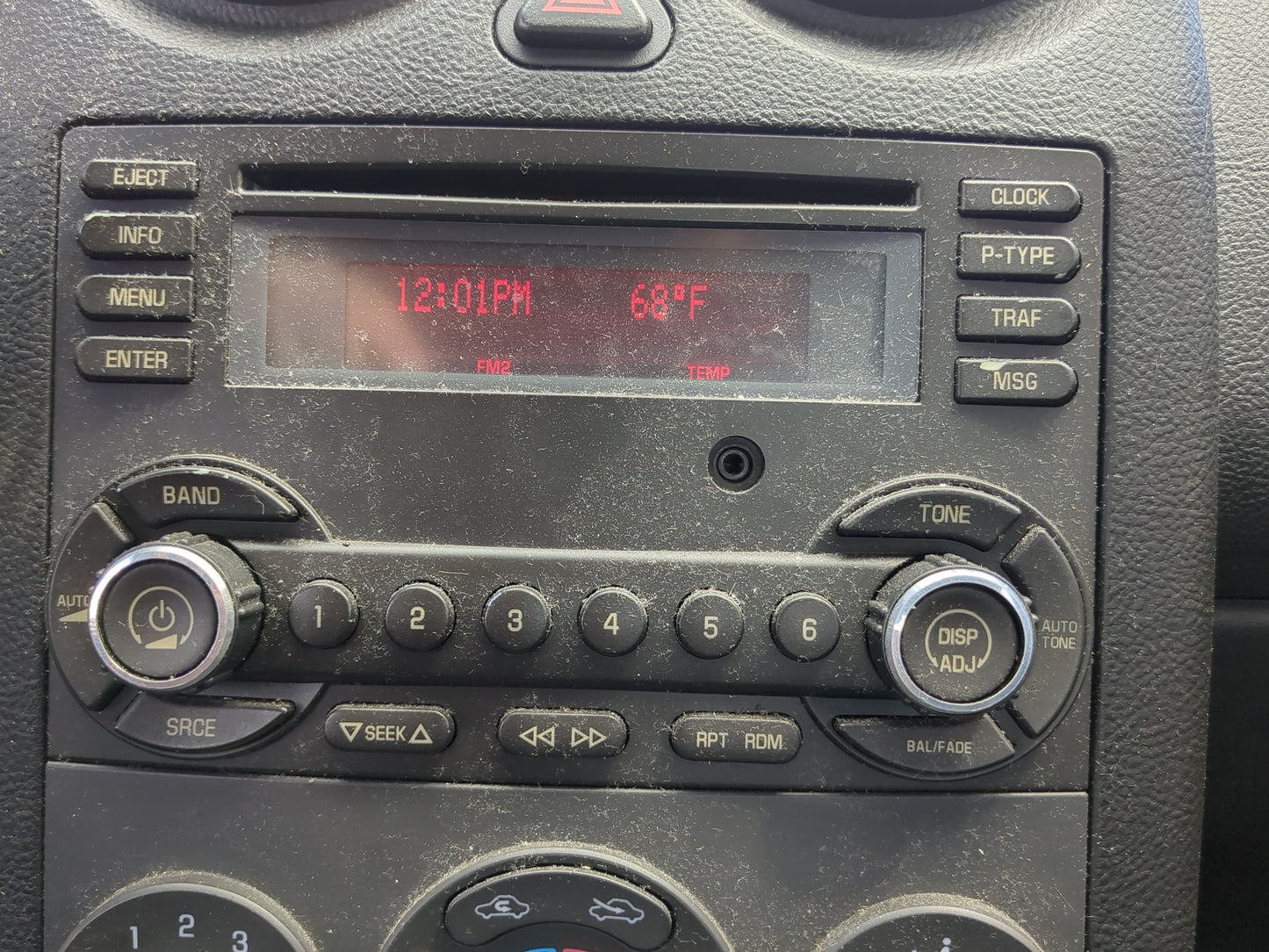 2008-2009 Pontiac G6 Radio AM FM Cd Player Receiver Replacement Fits Fits 2008 2009 OEM Used Auto Parts - Oemusedautoparts1.