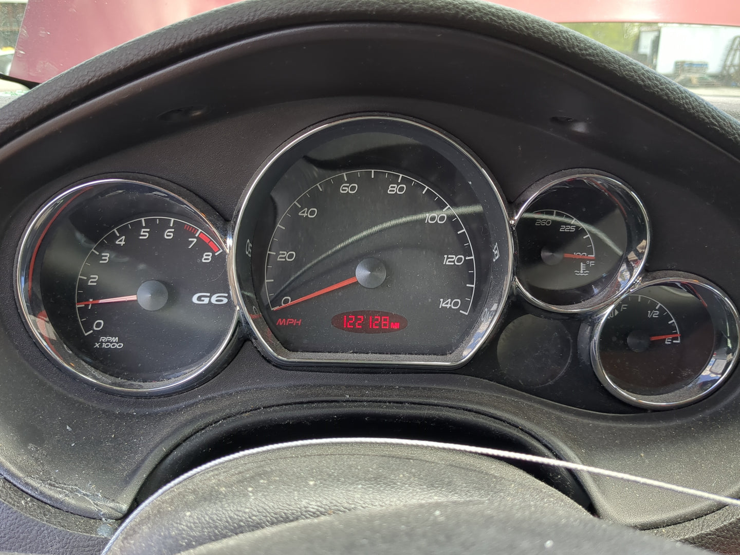2008-2009 Pontiac G6 Instrument Cluster Speedometer Gauges Miles:122K Fits Fits 2008 2009 OEM Used Auto Parts - Oemusedautop