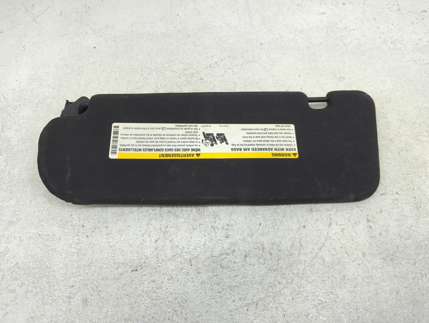 2008-2009 Pontiac G8 Sun Visor Shade Replacement Passenger Right Mirror Fits Fits 2008 2009 OEM Used Auto Parts - Oemusedaut