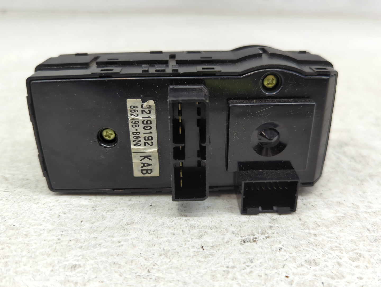 2008 Pontiac G8 Master Power Window Switch Replacement Driver Side Left P/N:92190192, 86249B-B000 Fits OEM Used Auto Parts -