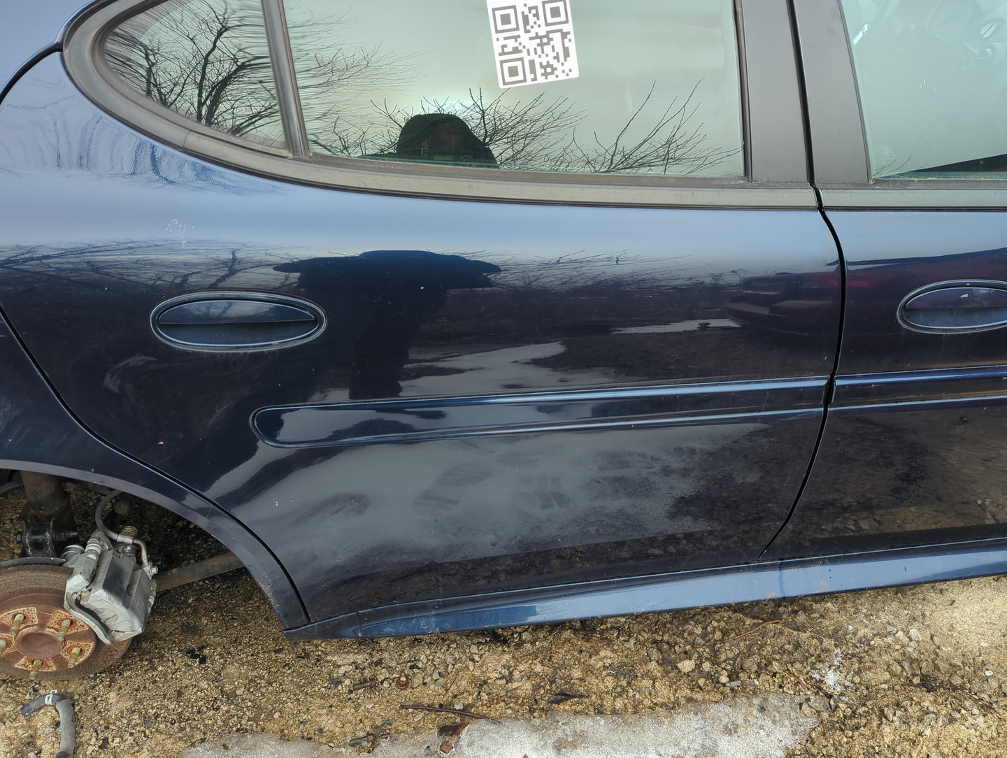 2004-2008 Pontiac Grand Prix Passenger Rear Door Oem - Oemusedautoparts1.com