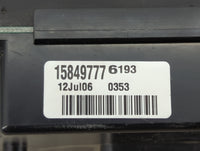 2004-2008 Pontiac Grand Prix Climate Control Module Temperature AC/Heater Replacement P/N:15849777 Fits OEM Used Auto Parts 