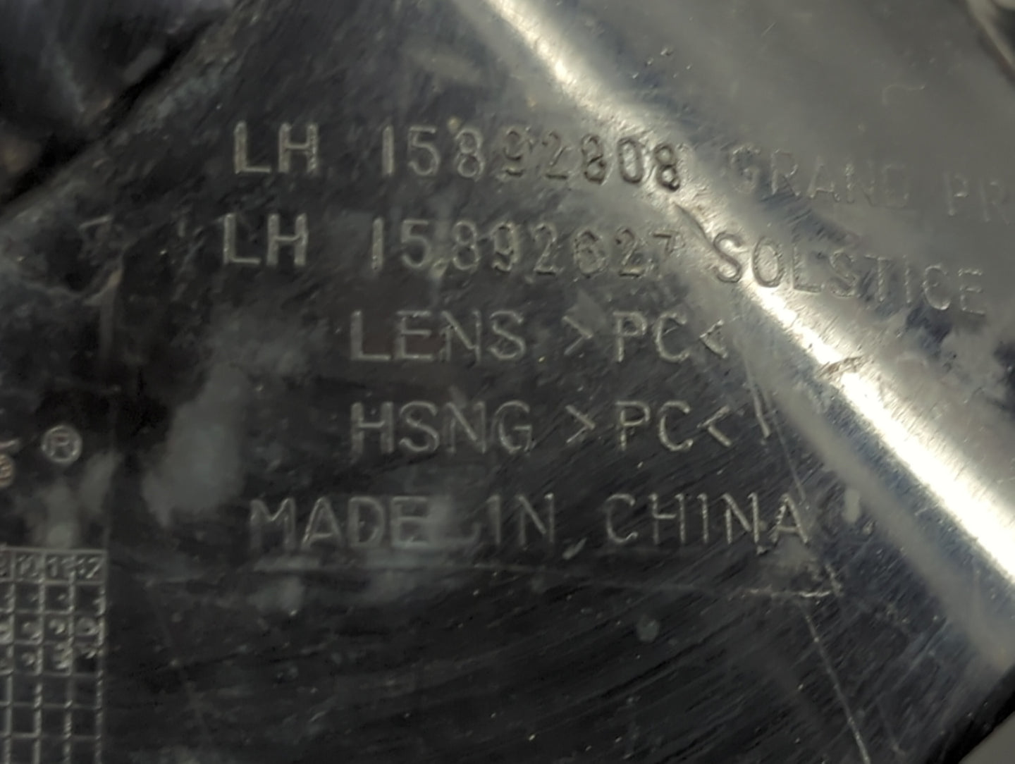 2006-2008 Pontiac Grand Prix Driver Left Oem Front Light Lamp - Oemusedautoparts1.com