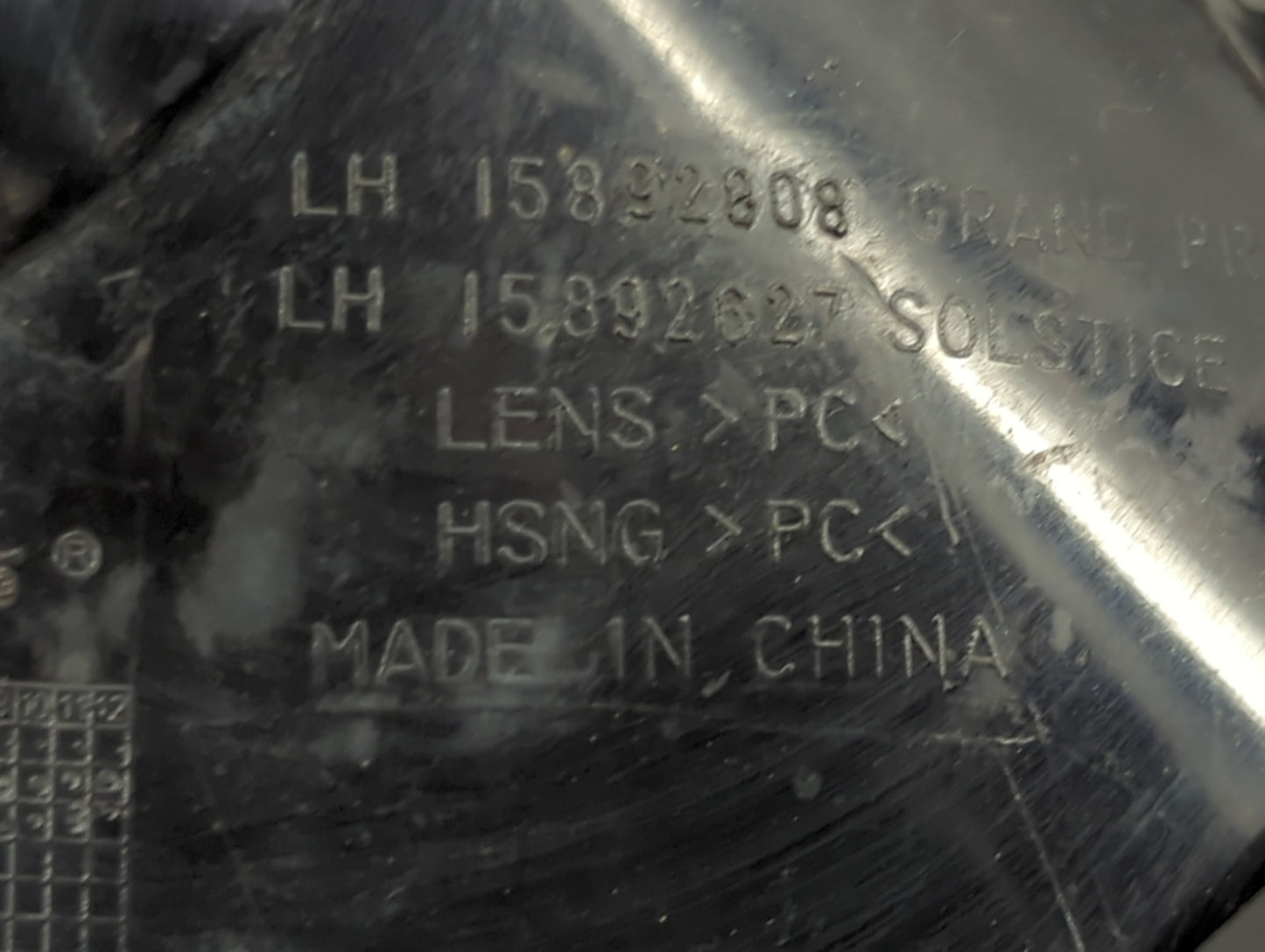 2006-2008 Pontiac Grand Prix Driver Left Oem Front Light Lamp - Oemusedautoparts1.com