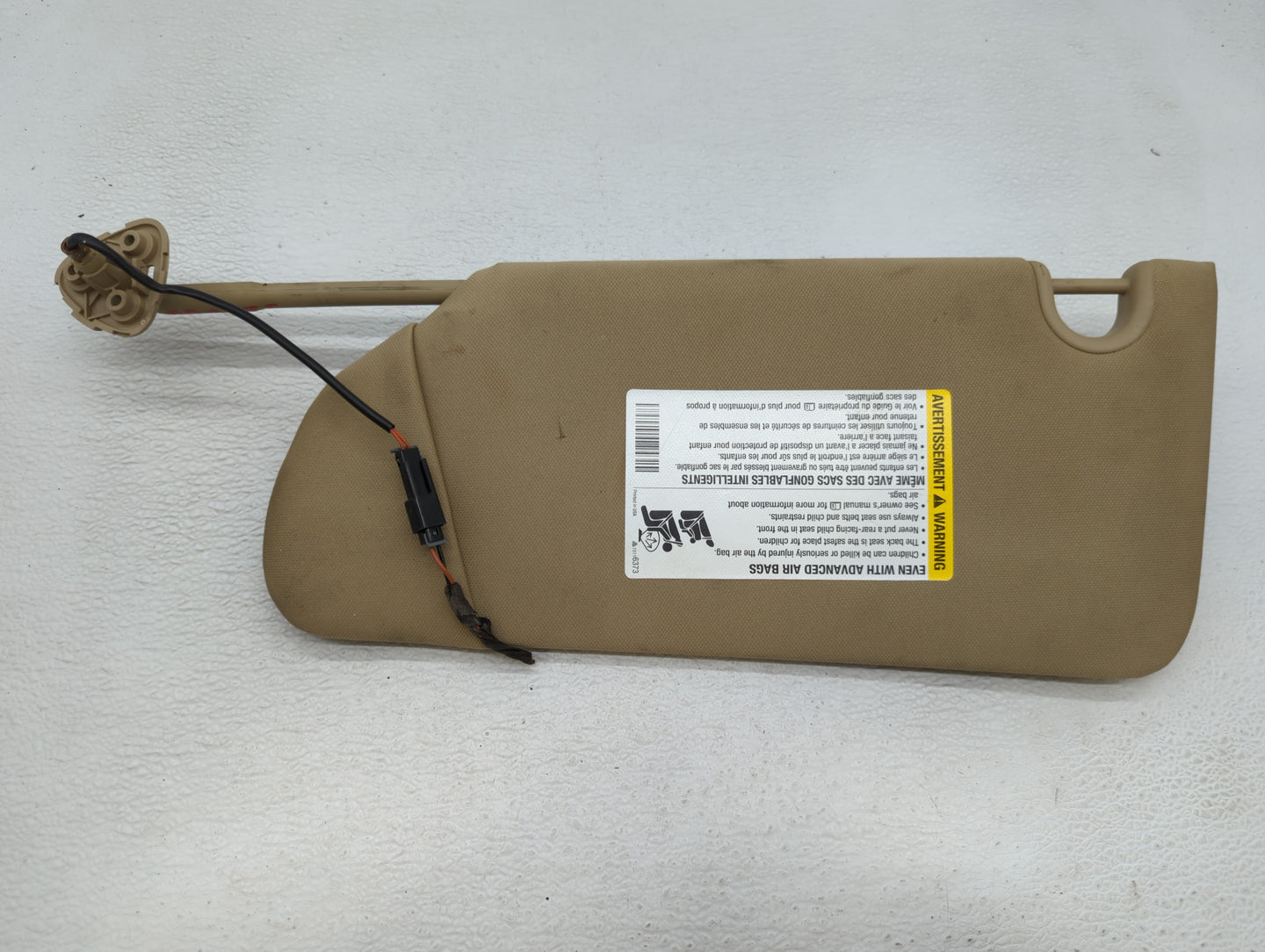 2005-2008 Pontiac Grand Prix Sun Visor Shade Replacement Passenger Right Mirror Fits Fits 2005 2006 2007 2008 OEM Used Auto 