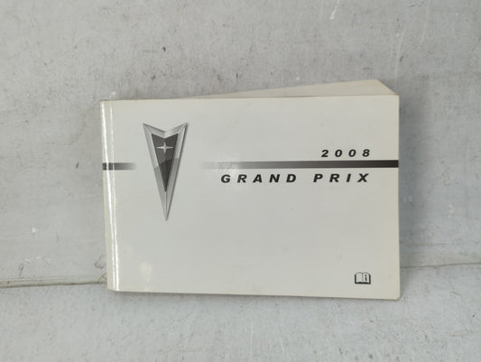 2008 Pontiac Grand Prix Owners Manual Book Guide P/N:15863021 OEM Used Auto Parts