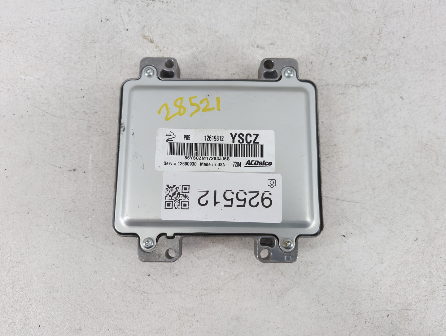2006-2008 Pontiac Grand Prix PCM Engine Control Computer ECU ECM PCU OEM P/N:12619812 Fits Fits 2006 2007 2008 2009 OEM Used