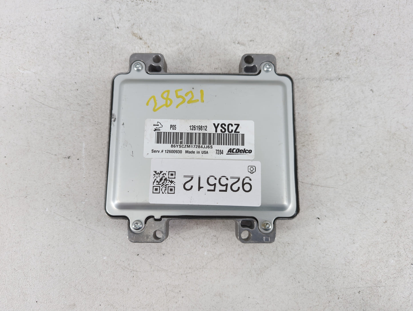 2006-2008 Pontiac Grand Prix PCM Engine Control Computer ECU ECM PCU OEM P/N:12619812 Fits Fits 2006 2007 2008 2009 OEM Used