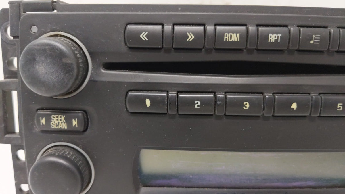 2008-2009 Pontiac Montana Radio AM FM Cd Player Receiver Replacement P/N:15878237 Fits 2008 2009 OEM Used Auto Parts - Oemus
