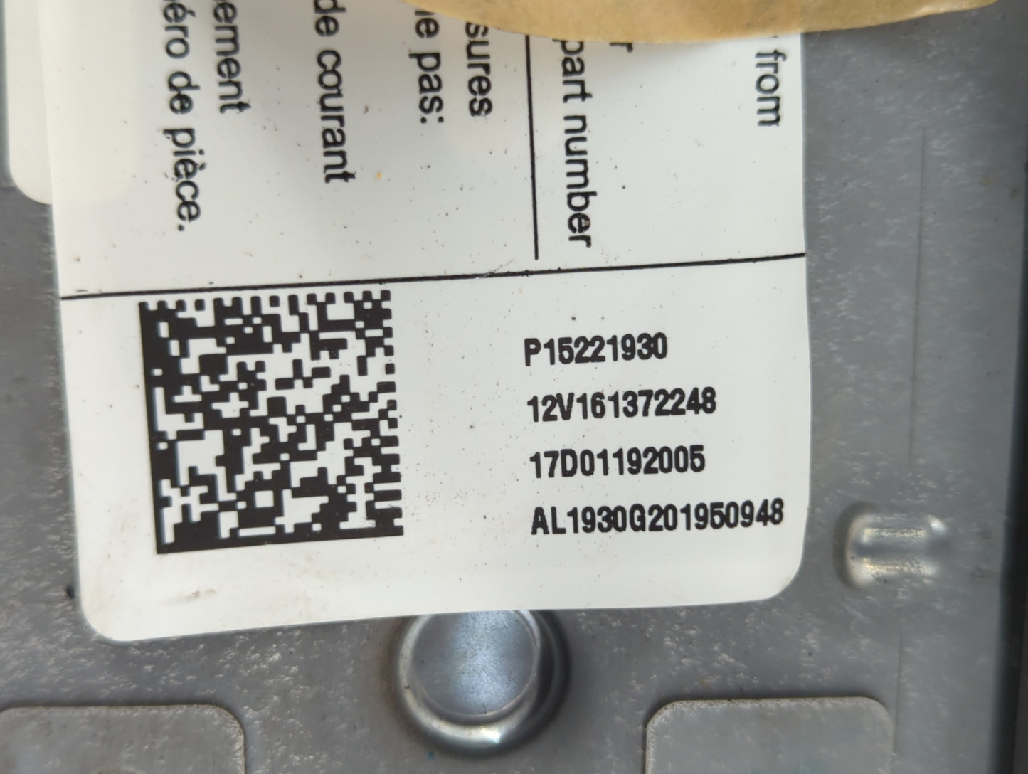 2005-2009 Pontiac Montana Air Bag Passenger Right Knee OEM P/N:P15221930 P15832360 Fits Fits 2005 2006 2007 2008 2009 OEM Us