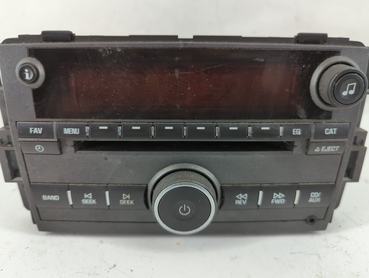 2008 Pontiac Torrent Radio AM FM Cd Player Receiver Replacement P/N:25956996 Fits OEM Used Auto Parts - Oemusedautoparts1.co