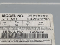 2007-2008 Pontiac Torrent Radio AM FM Cd Player Receiver Replacement P/N:25858586 Fits Fits 2007 2008 OEM Used Auto Parts - 