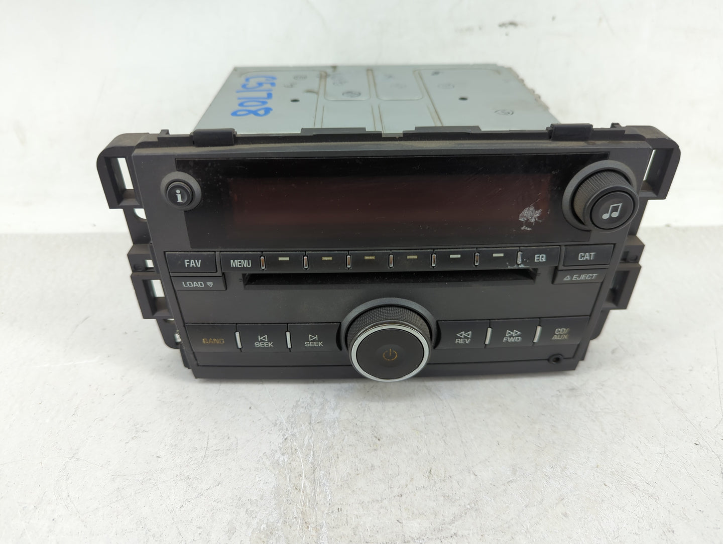 2008 Pontiac Torrent Radio AM FM Cd Player Receiver Replacement P/N:25920406 Fits OEM Used Auto Parts - Oemusedautoparts1.co