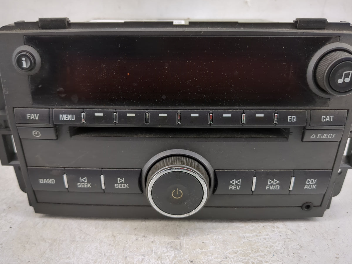 2008 Pontiac Torrent Radio AM FM Cd Player Receiver Replacement P/N:25956996 123000-0440D101, 121862-049 Fits OEM Used Auto 