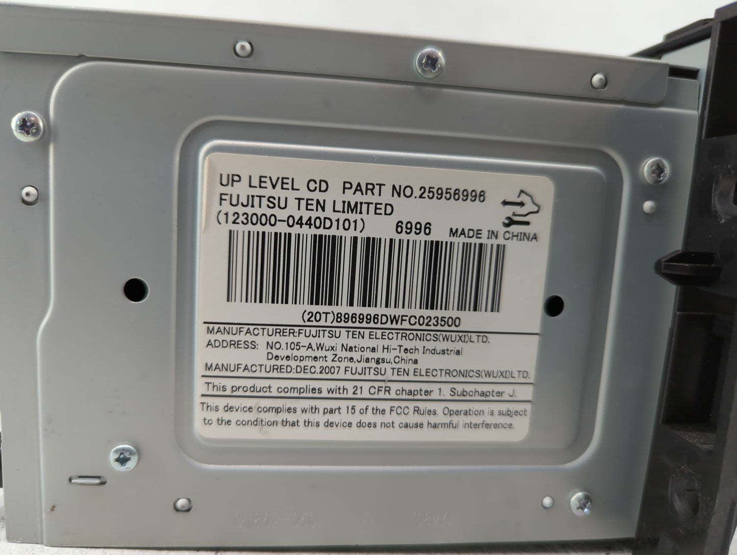 2008-2008 Pontiac Torrent Am Fm Cd Player Radio Receiver - Oemusedautoparts1.com