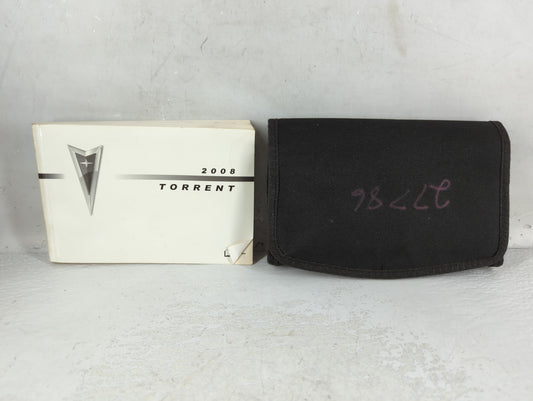 2008 Pontiac Torrent Owners Manual Book Guide P/N:15860880 OEM Used Auto Parts - Oemusedautoparts1.com