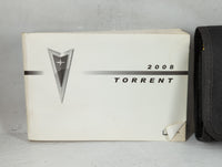 2008 Pontiac Torrent Owners Manual Book Guide P/N:15860880 OEM Used Auto Parts - Oemusedautoparts1.com