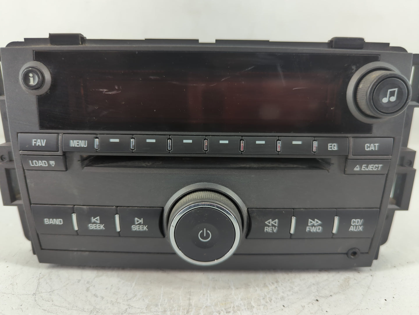 2008 Pontiac Torrent Radio AM FM Cd Player Receiver Replacement P/N:25920406 Fits OEM Used Auto Parts - Oemusedautoparts1.co