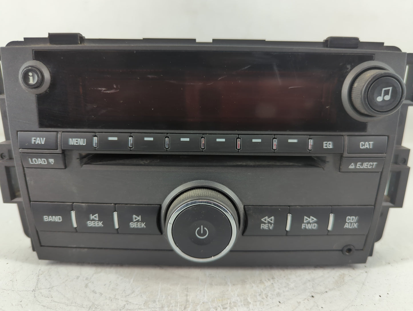 2008 Pontiac Torrent Radio AM FM Cd Player Receiver Replacement P/N:25920406 Fits OEM Used Auto Parts - Oemusedautoparts1.co
