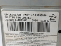2008 Pontiac Torrent Radio AM FM Cd Player Receiver Replacement P/N:25956996 Fits OEM Used Auto Parts - Oemusedautoparts1.co