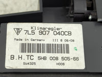 2008 Porsche Cayenne Climate Control Module Temperature AC/Heater Replacement P/N:7L5907040CB 5HB00850566 Fits OEM Used Auto