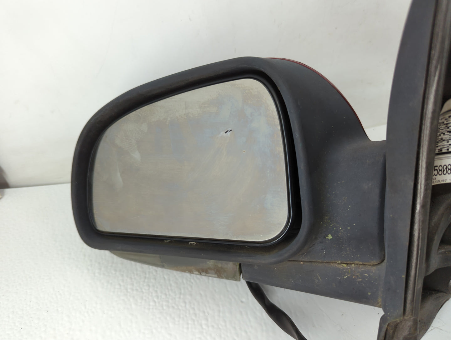 Saab 9-7 Driver Left Side View Manual Door Mirror Red - Oemusedautoparts1.com