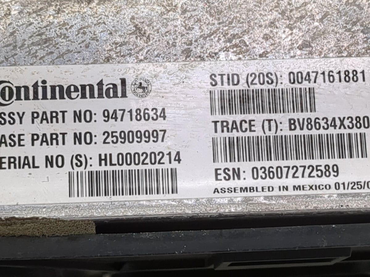 2008-2009 Saturn Astra Communication Control Module 94718634|25909997 - Oemusedautoparts1.com