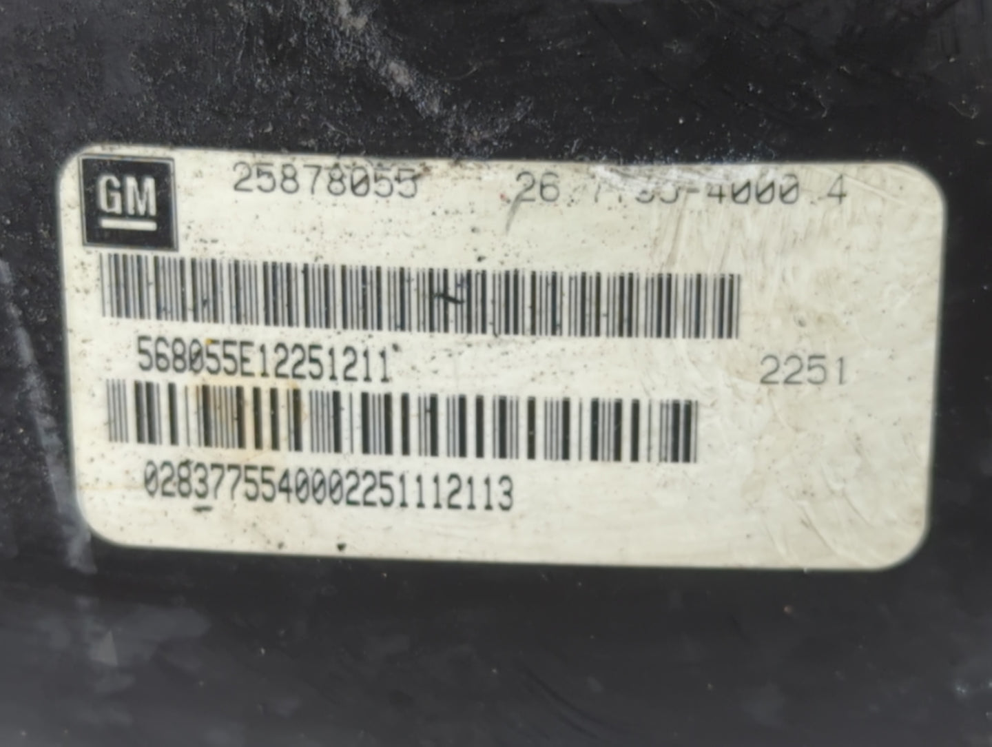 2008-2009 Saturn Aura Power Brake Booster Oem - Oemusedautoparts1.com