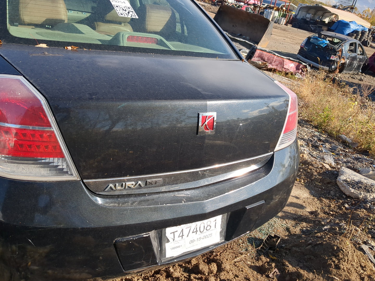 2007-2009 Saturn Aura Trunk/decklid/hatch/tailgate Oem - Oemusedautoparts1.com