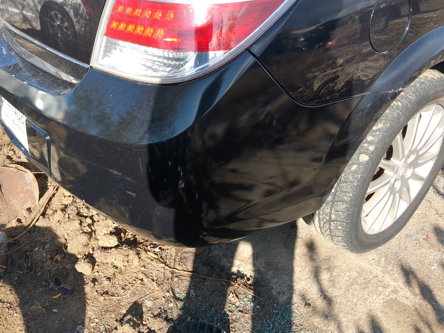 2007-2009 Saturn Aura Rear Bumper Assembly Oem - Oemusedautoparts1.com