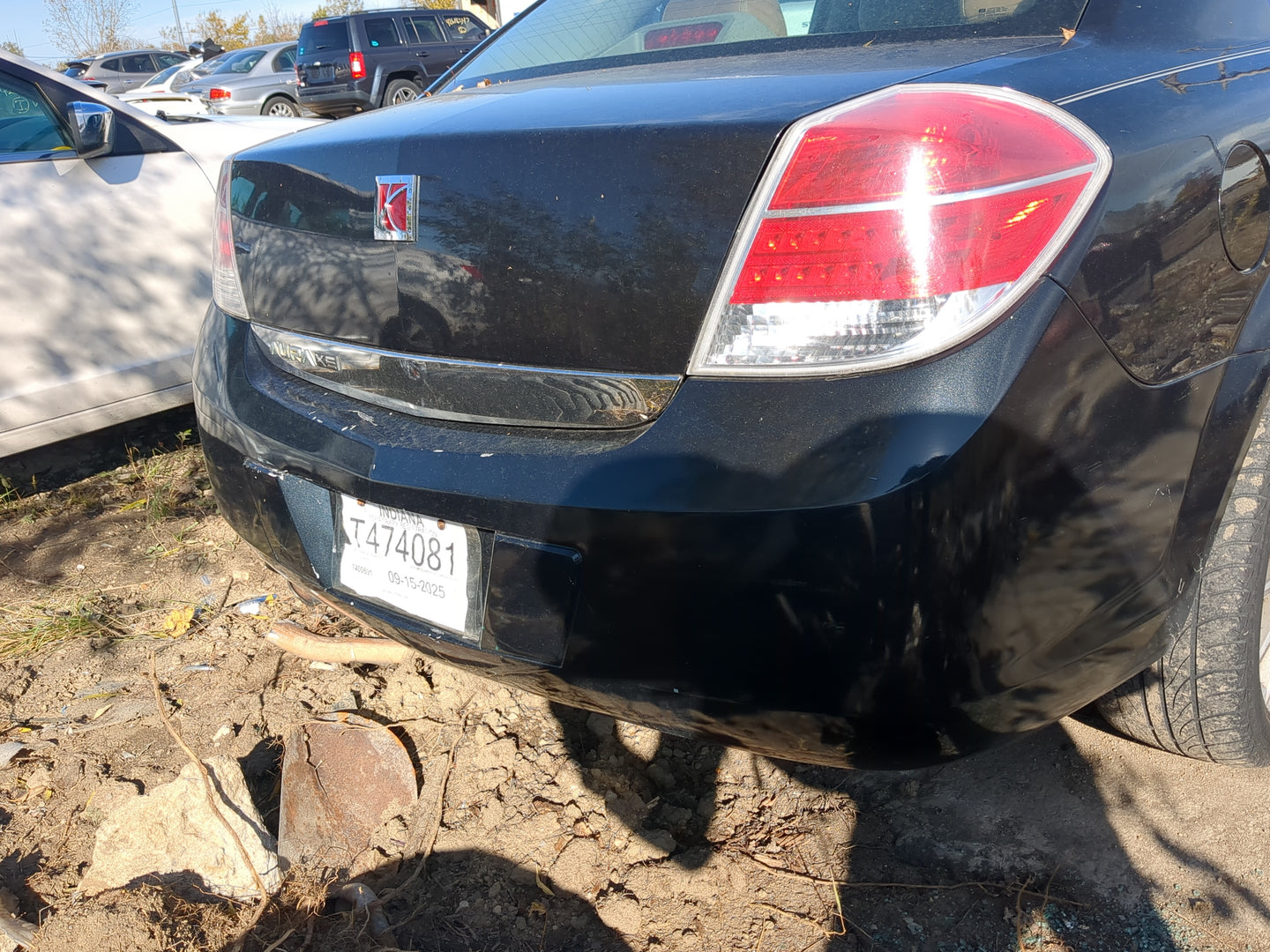 2007-2009 Saturn Aura Rear Bumper Assembly Oem - Oemusedautoparts1.com