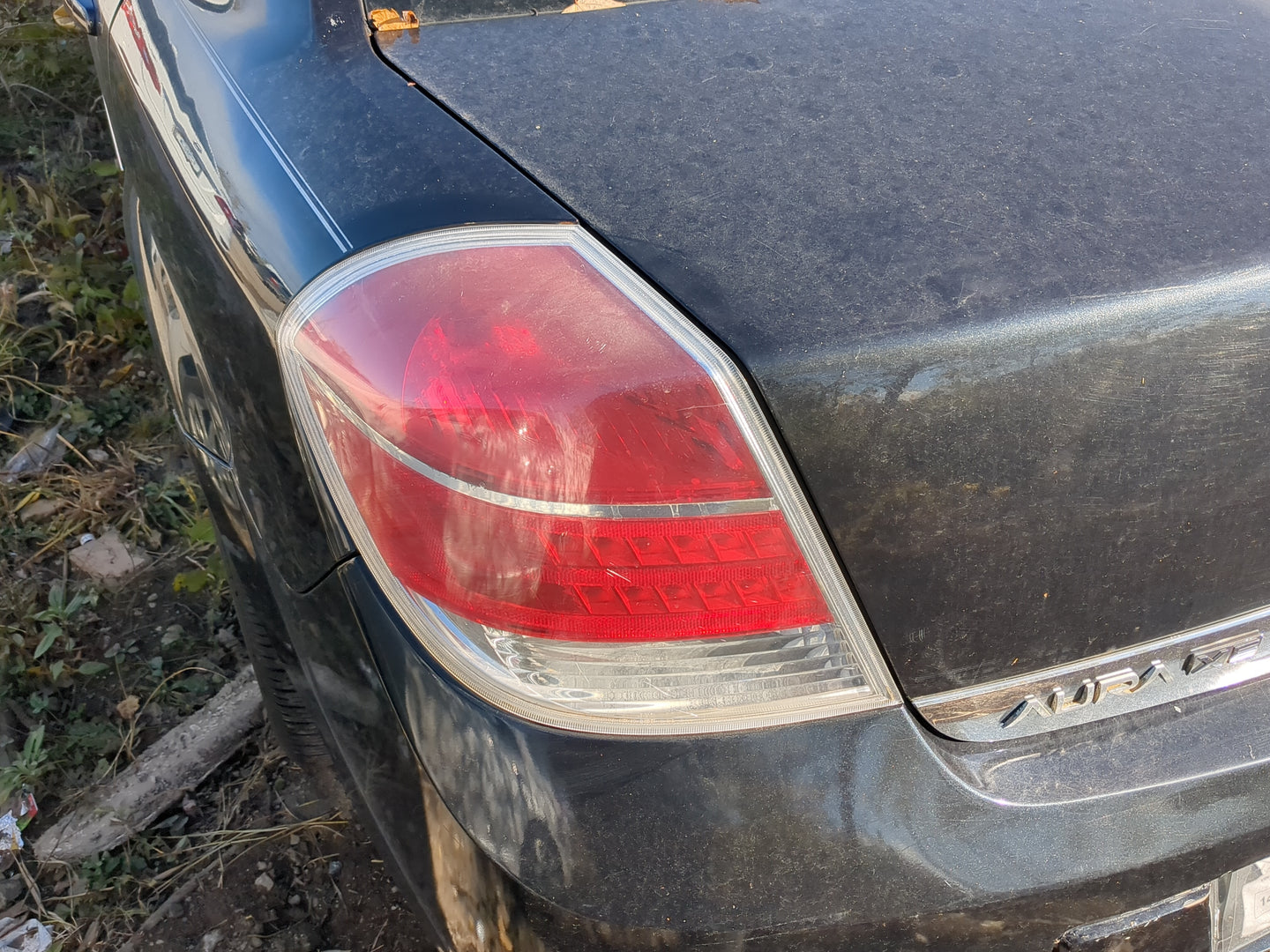 2007-2009 Saturn Aura Tail Light Assembly Driver Left OEM Fits Fits 2007 2008 2009 OEM Used Auto Parts - Oemusedautoparts1.c