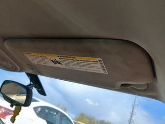 compare product 2007-2009 Saturn Aura Sun Visor Shade Replacement Passenger Right Mirror Fits Fits 2007 2008 2009 OEM Used Auto Parts