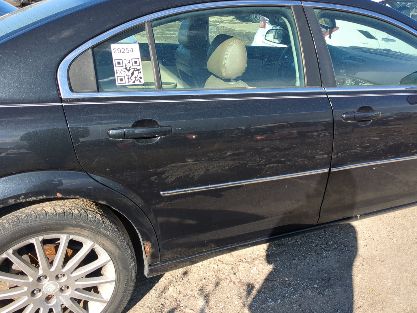 2007-2009 Saturn Aura Passenger Rear Door Oem - Oemusedautoparts1.com