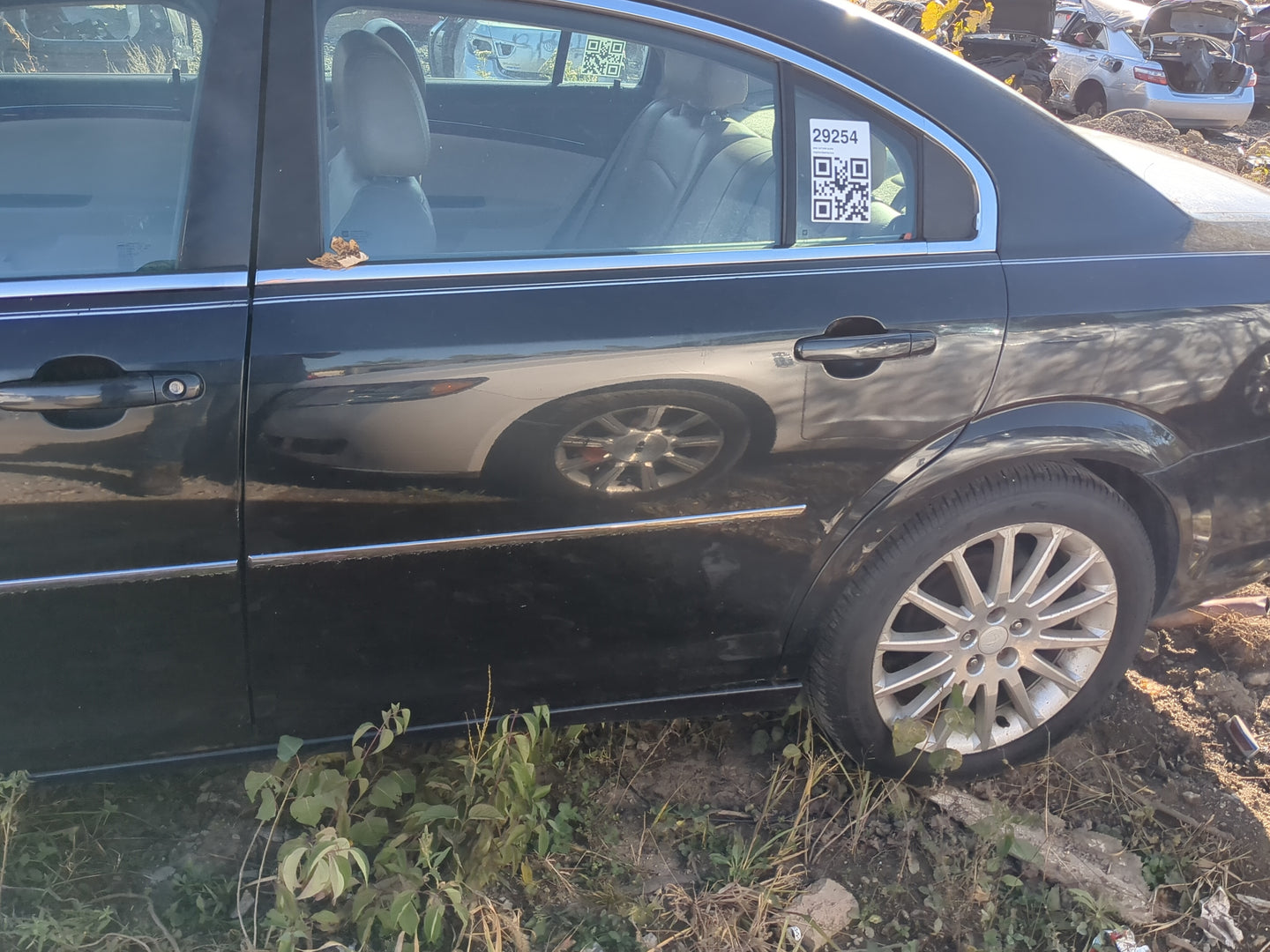 2007-2009 Saturn Aura Driver Rear Door Oem - Oemusedautoparts1.com