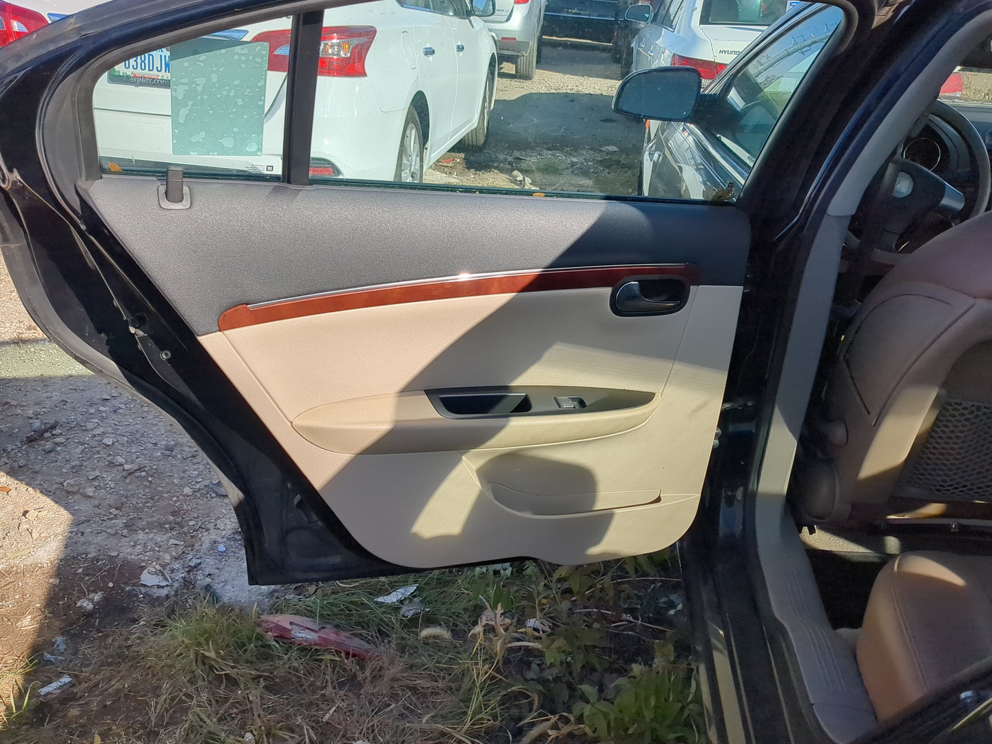 2007-2009 Saturn Aura Driver Rear Door Oem - Oemusedautoparts1.com