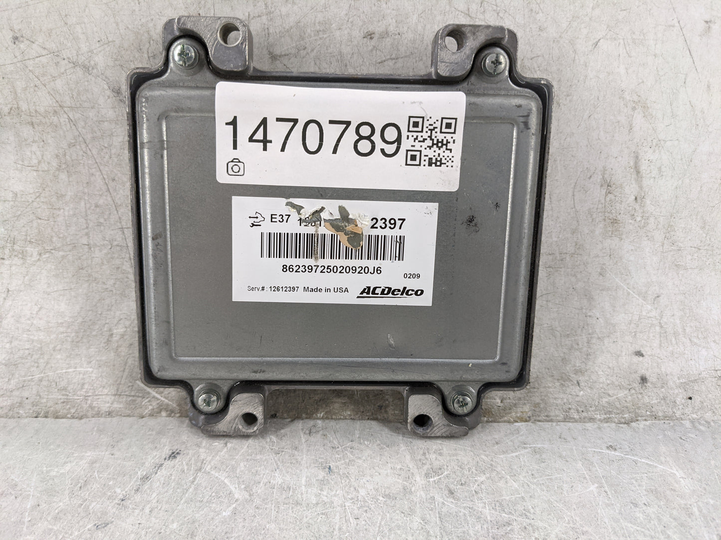 2008-2009 Saturn Aura PCM Engine Control Computer ECU ECM PCU OEM P/N:12612397 7712612397 Fits Fits 2007 2008 2009 2010 2011