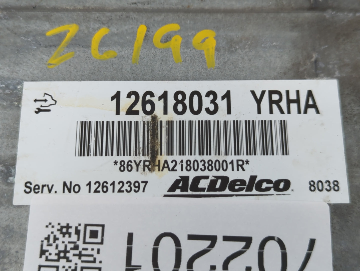 2008-2009 Saturn Aura PCM Engine Control Computer ECU ECM PCU OEM P/N:12618031 Fits Fits 2007 2008 2009 2010 2011 2012 OEM U