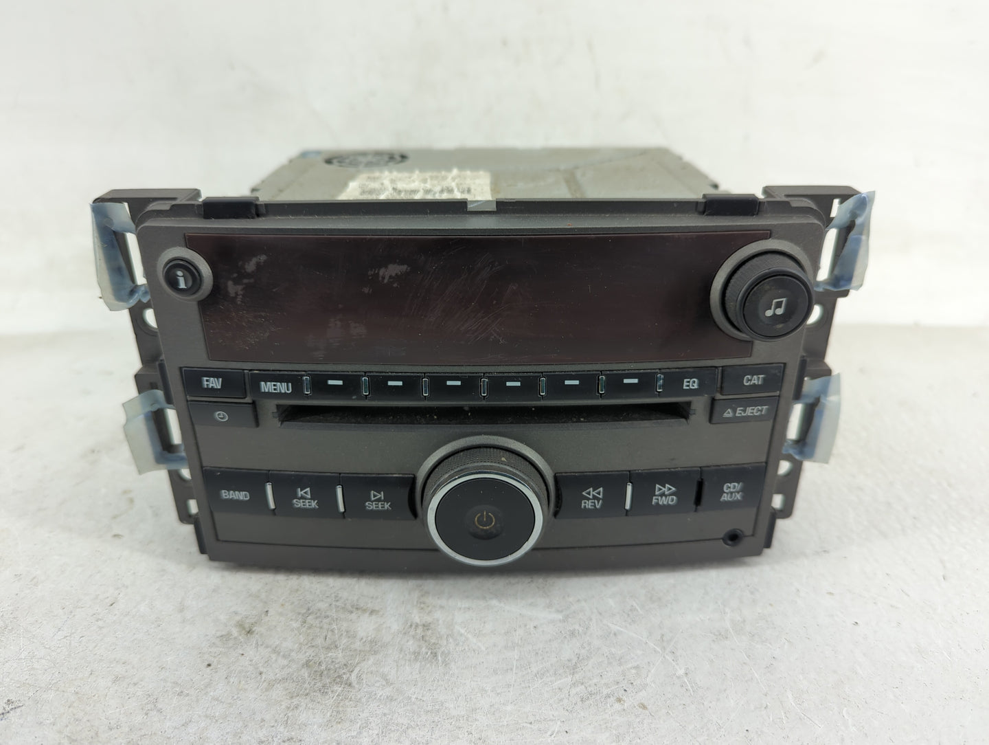 2007-2008 Saturn Aura Radio AM FM Cd Player Receiver Replacement Fits Fits 2007 2008 OEM Used Auto Parts - Oemusedautoparts1