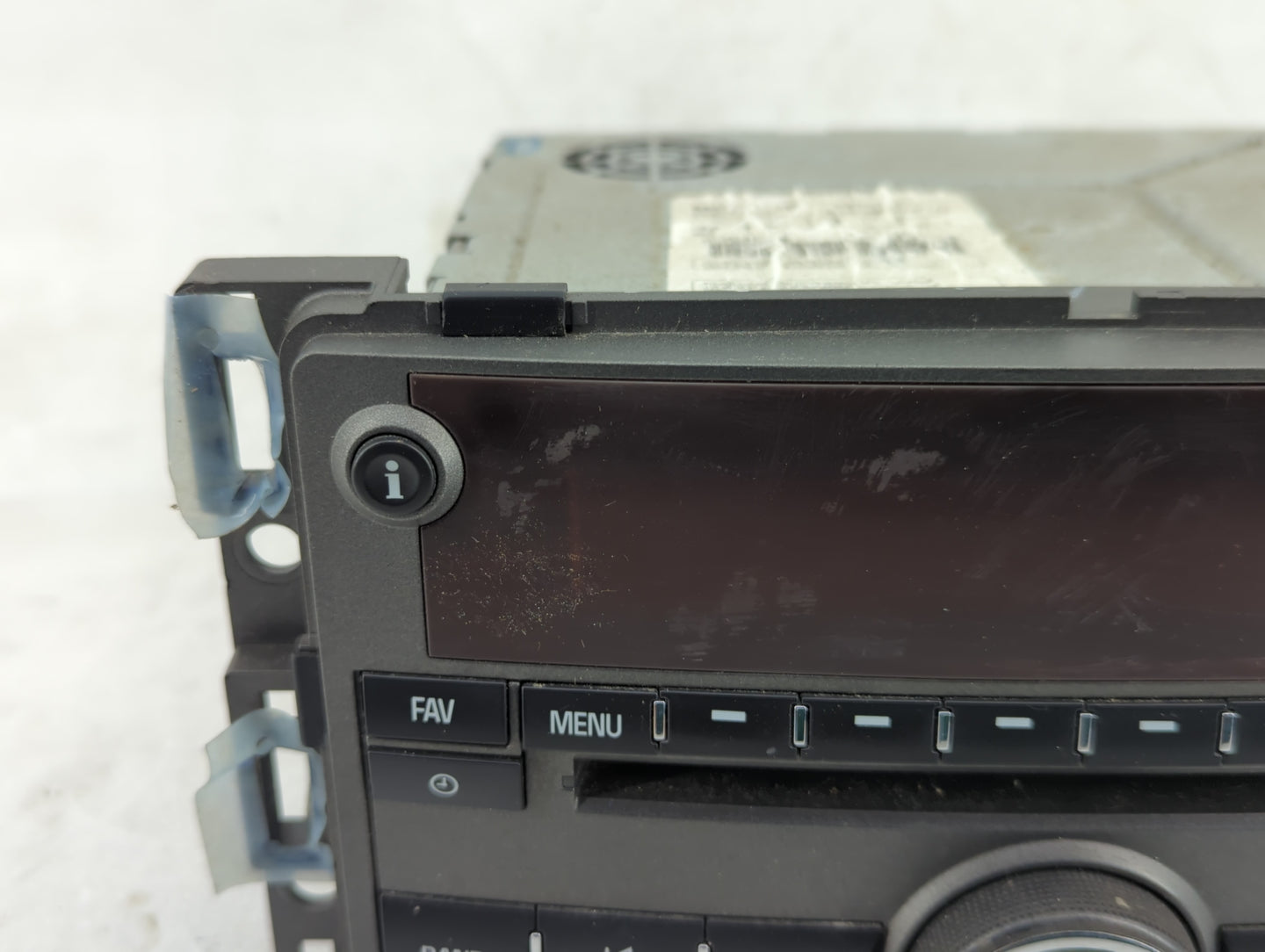 2007-2008 Saturn Aura Radio AM FM Cd Player Receiver Replacement Fits Fits 2007 2008 OEM Used Auto Parts - Oemusedautoparts1