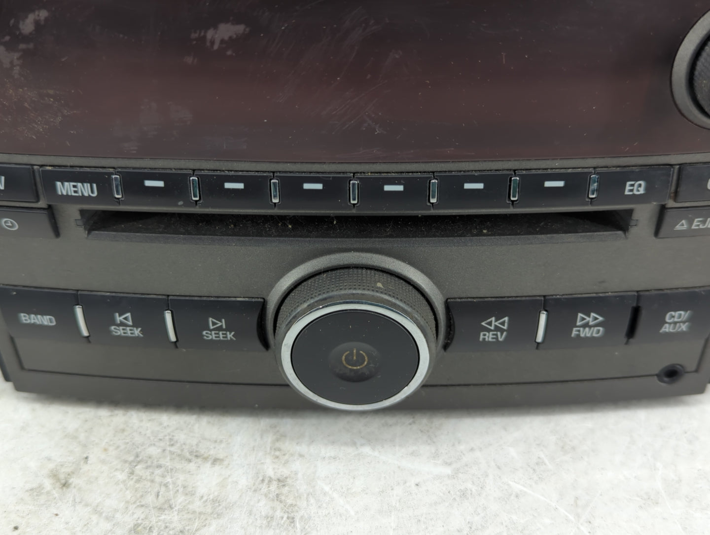 2007-2008 Saturn Aura Radio AM FM Cd Player Receiver Replacement Fits Fits 2007 2008 OEM Used Auto Parts - Oemusedautoparts1