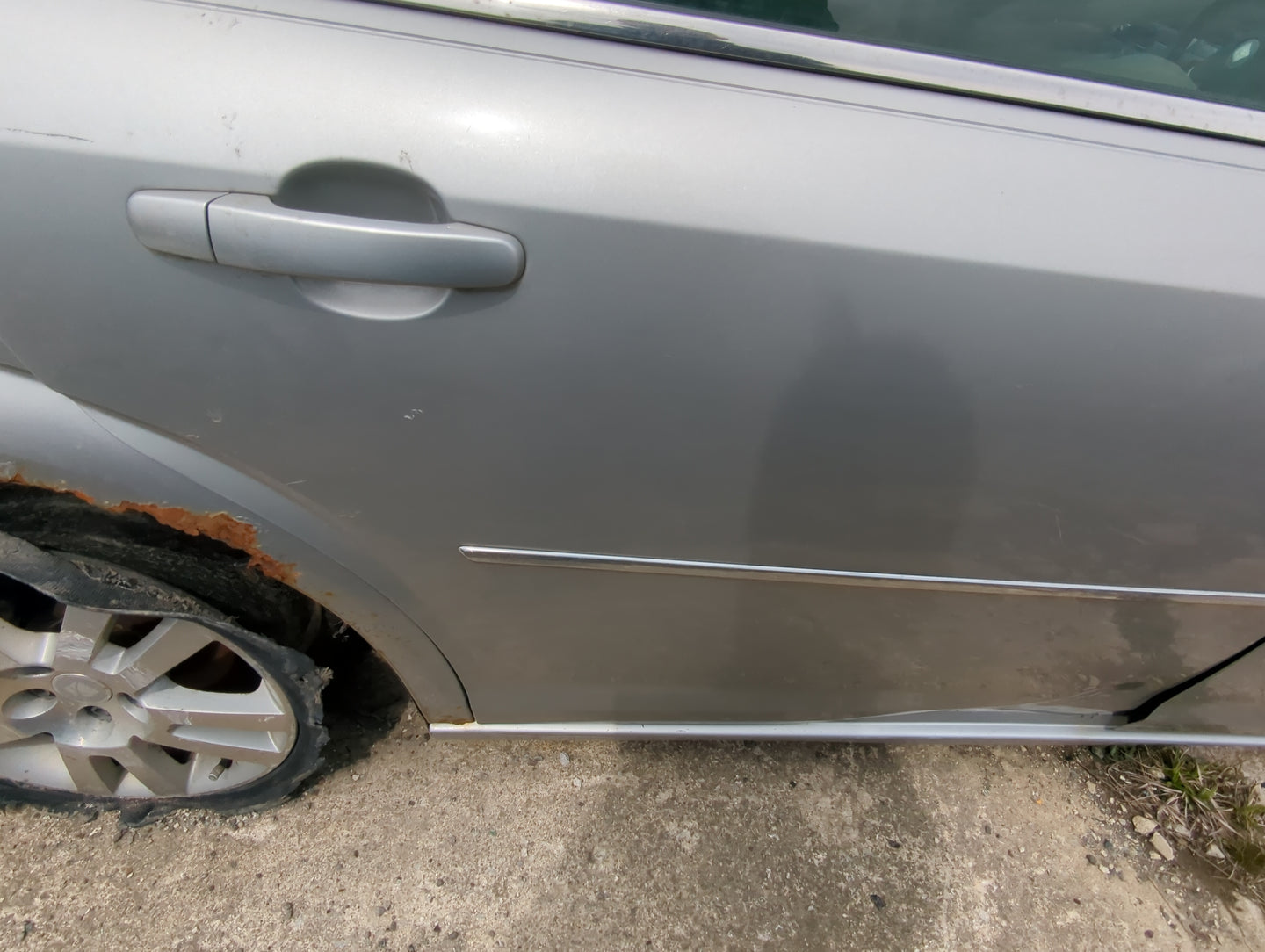 2007-2009 Saturn Aura Passenger Rear Door Oem - Oemusedautoparts1.com