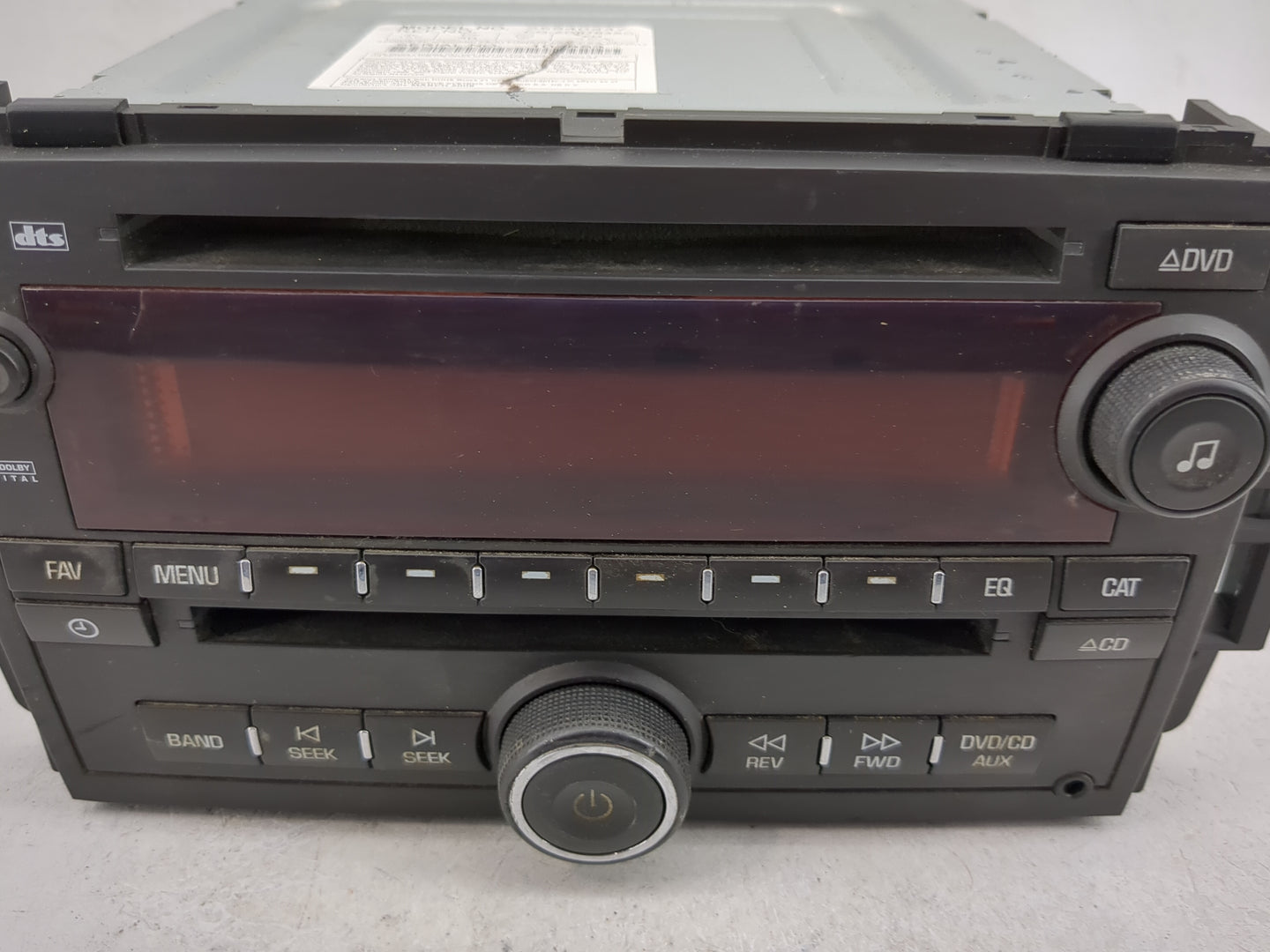 2008 Saturn Outlook Radio AM FM Cd Player Receiver Replacement Fits OEM Used Auto Parts - Oemusedautoparts1.com