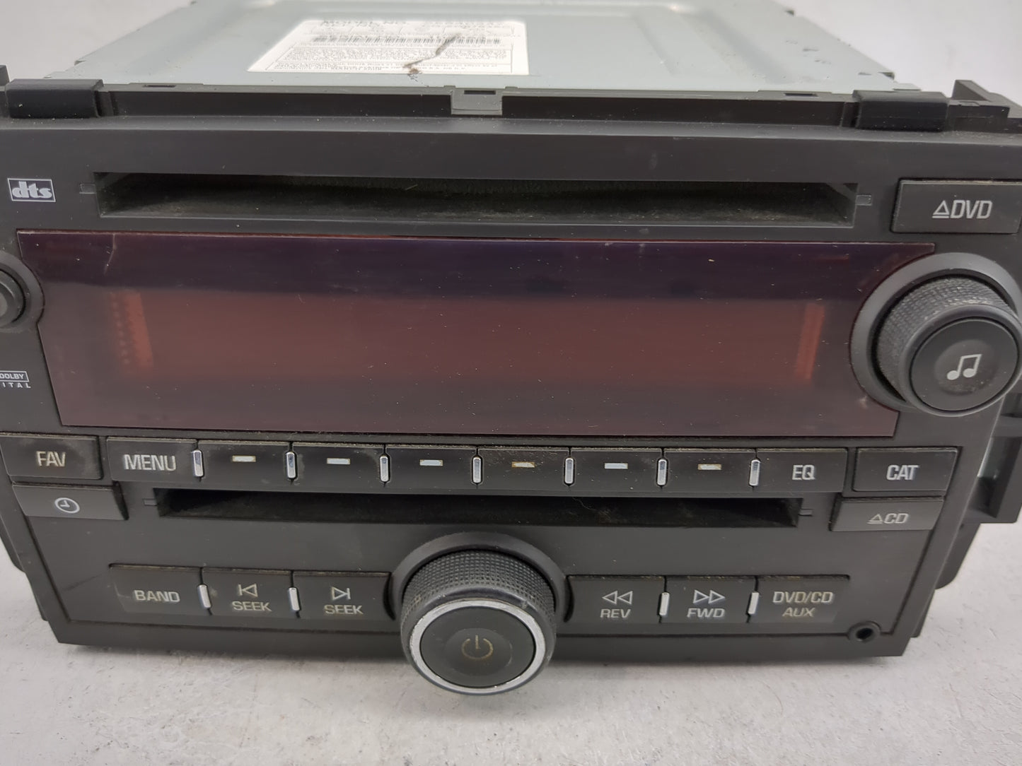 2008 Saturn Outlook Radio AM FM Cd Player Receiver Replacement Fits OEM Used Auto Parts - Oemusedautoparts1.com