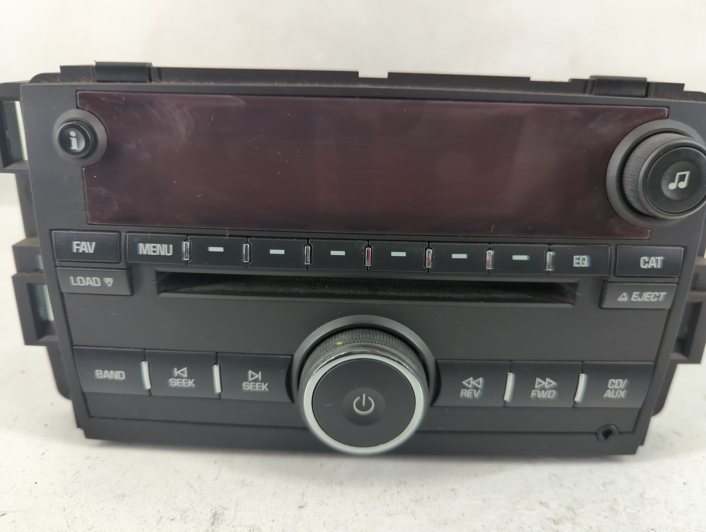 2008 Saturn Outlook Radio AM FM Cd Player Receiver Replacement P/N:M4G493650 Fits OEM Used Auto Parts - Oemusedautoparts1.co