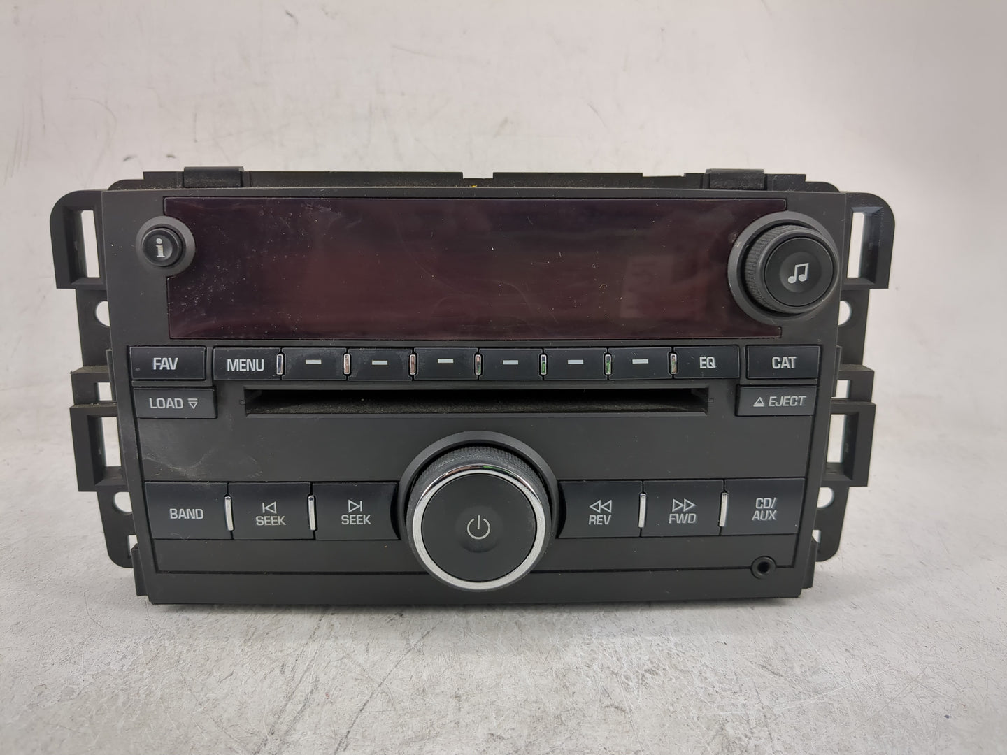 2008 Saturn Outlook Radio AM FM Cd Player Receiver Replacement P/N:25827115 M4G493650 Fits OEM Used Auto Parts - Oemusedauto