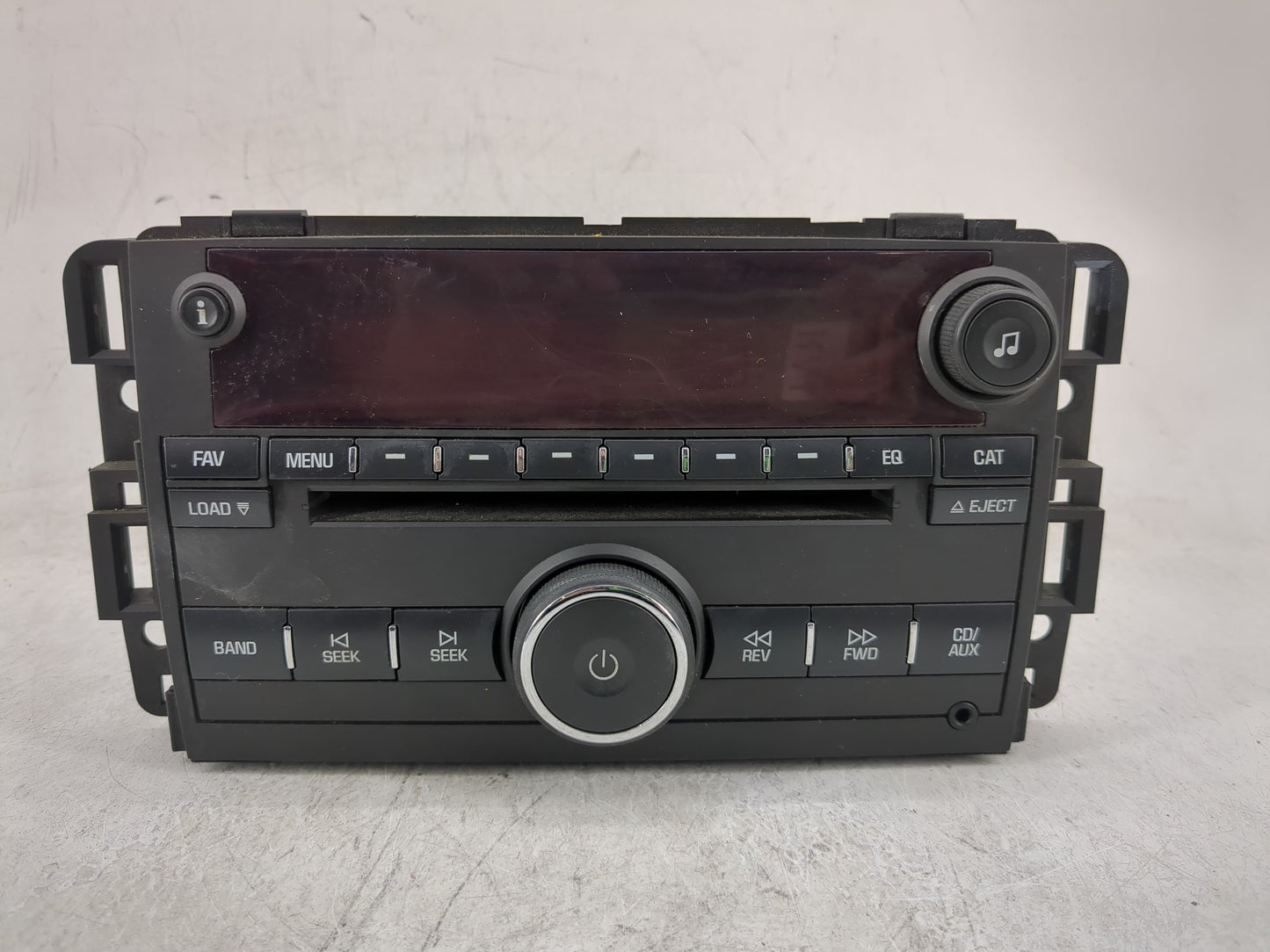 2008 Saturn Outlook Radio AM FM Cd Player Receiver Replacement P/N:25827115 M4G493650 Fits OEM Used Auto Parts - Oemusedauto