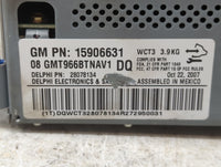2008 Saturn Outlook Radio AM FM Cd Player Receiver Replacement P/N:15906631 Fits OEM Used Auto Parts - Oemusedautoparts1.com