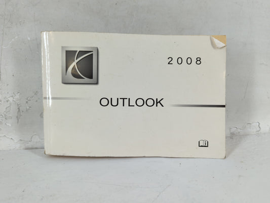 2008 Saturn Outlook Owners Manual Book Guide P/N:15861573 OEM Used Auto Parts - Oemusedautoparts1.com