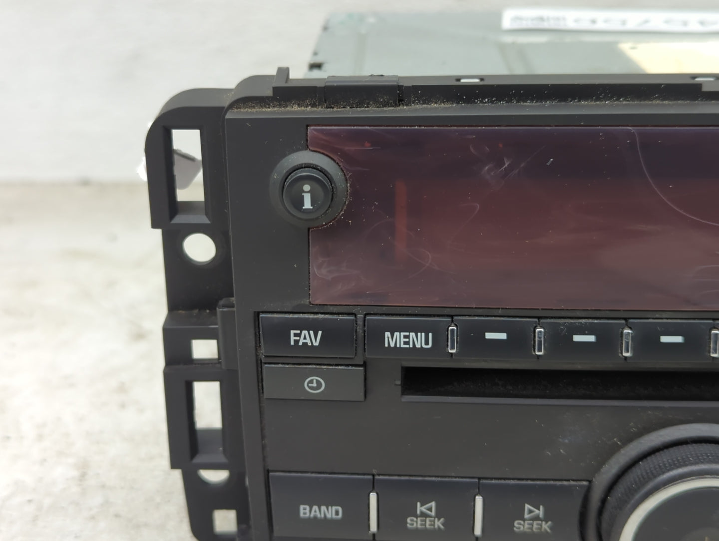 2008 Saturn Sky Radio AM FM Cd Player Receiver Replacement Fits OEM Used Auto Parts - Oemusedautoparts1.com